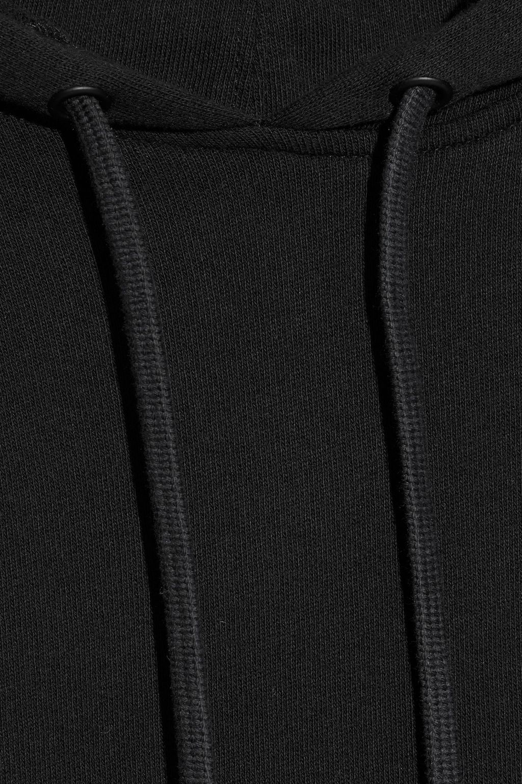 ALICE + OLIVIA Elaine cutout draped French cotton-blend terry hoodie