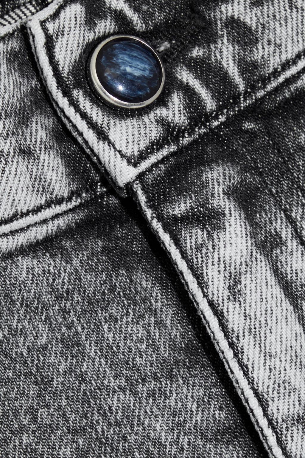IRO Tika paneled acid-wash high-rise skinny jeans