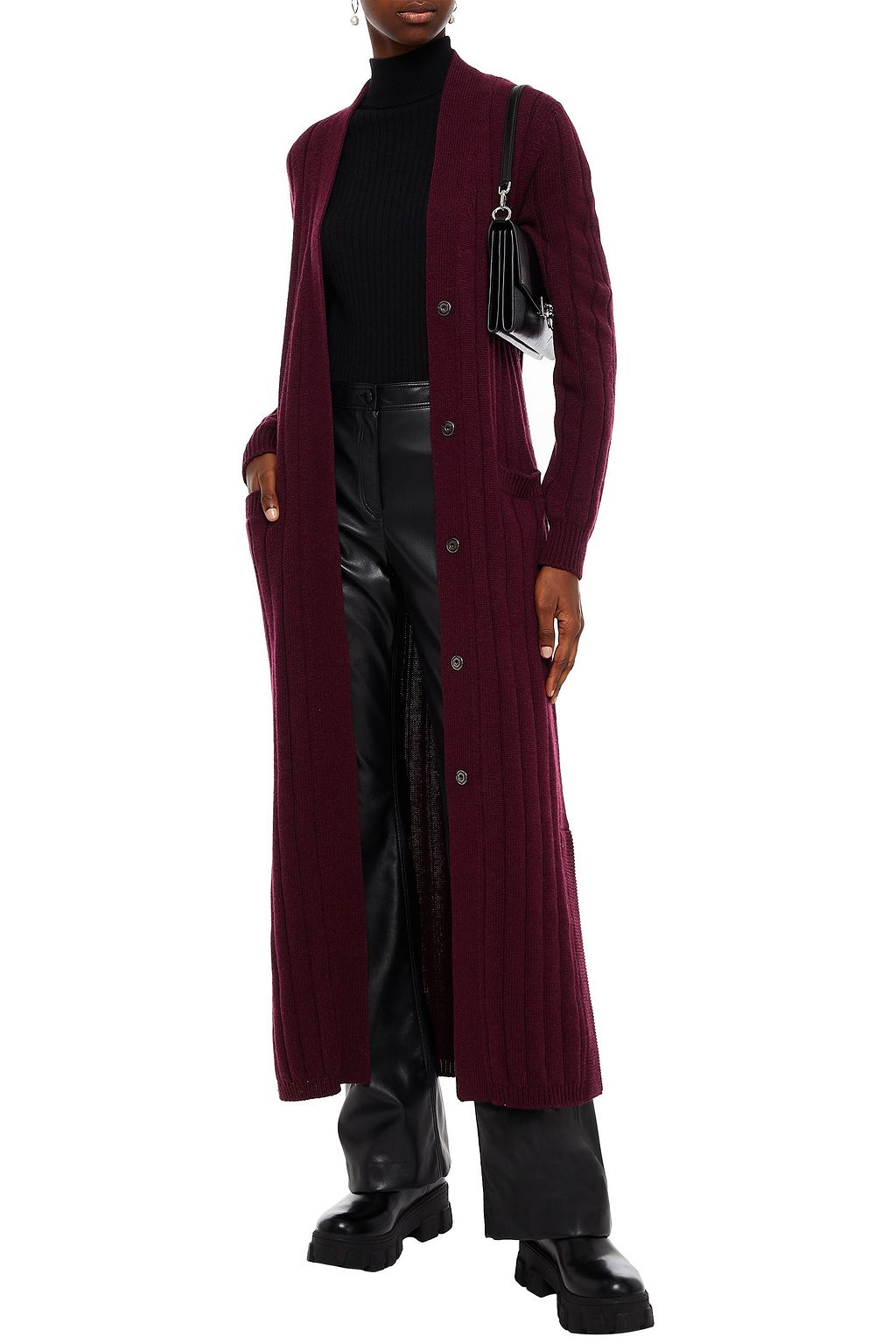 DOLCE&GABBANA Ribbed cashmere cardigan