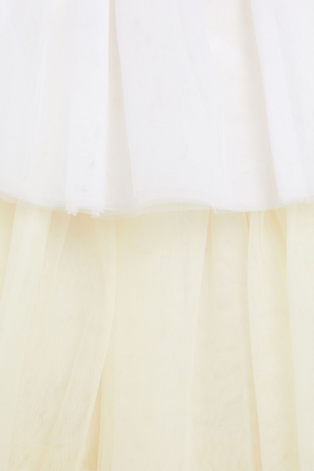 MM6 MAISON MARGIELA Tiered two-tone tulle midi skirt