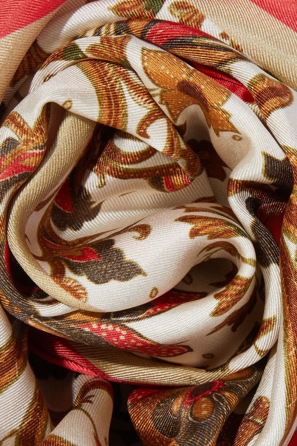 ZIMMERMANN Snake-print silk-twill scarf