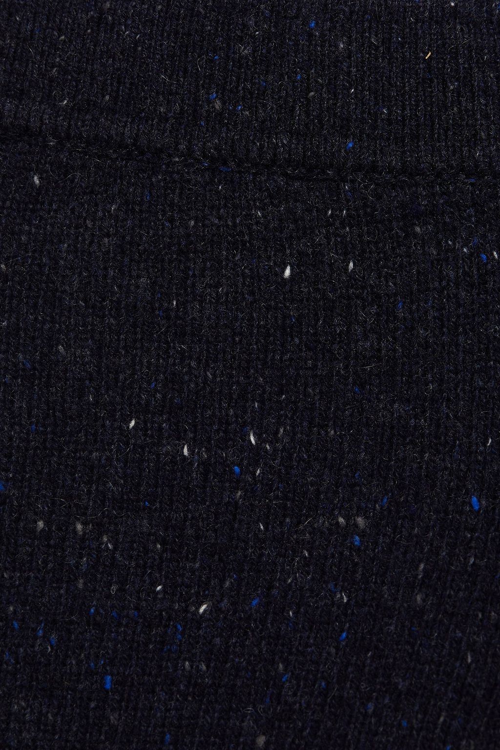 GENTRYPORTOFINO Mélange cashmere wide-leg pants
