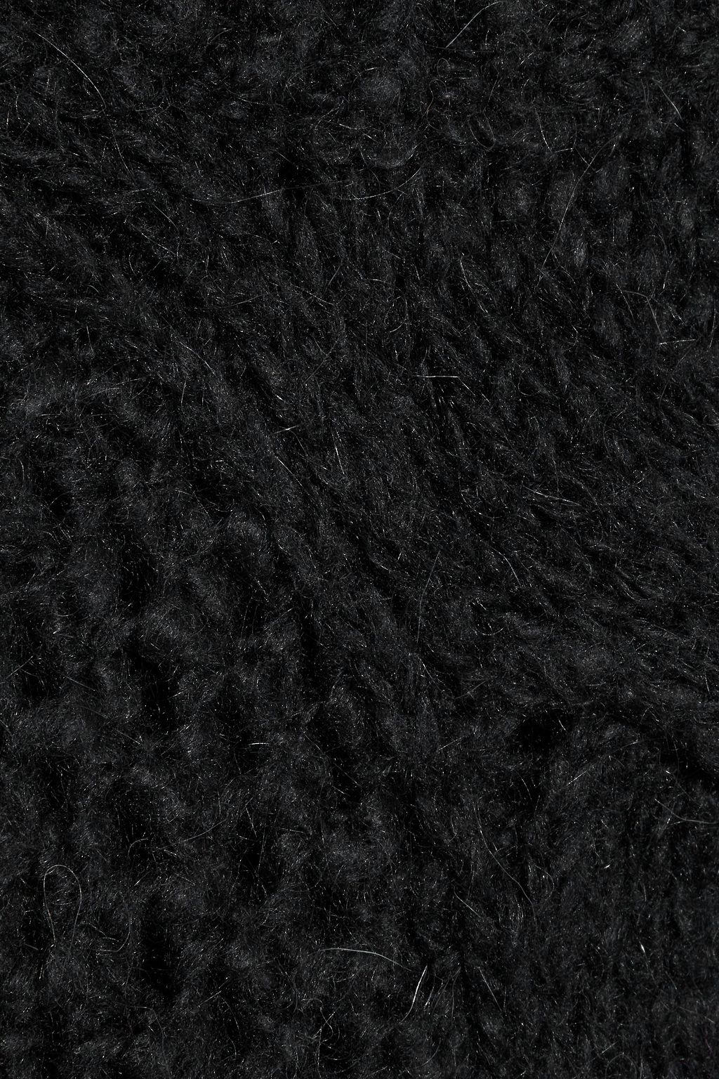 IRO Belaga brushed cable-knit sweater