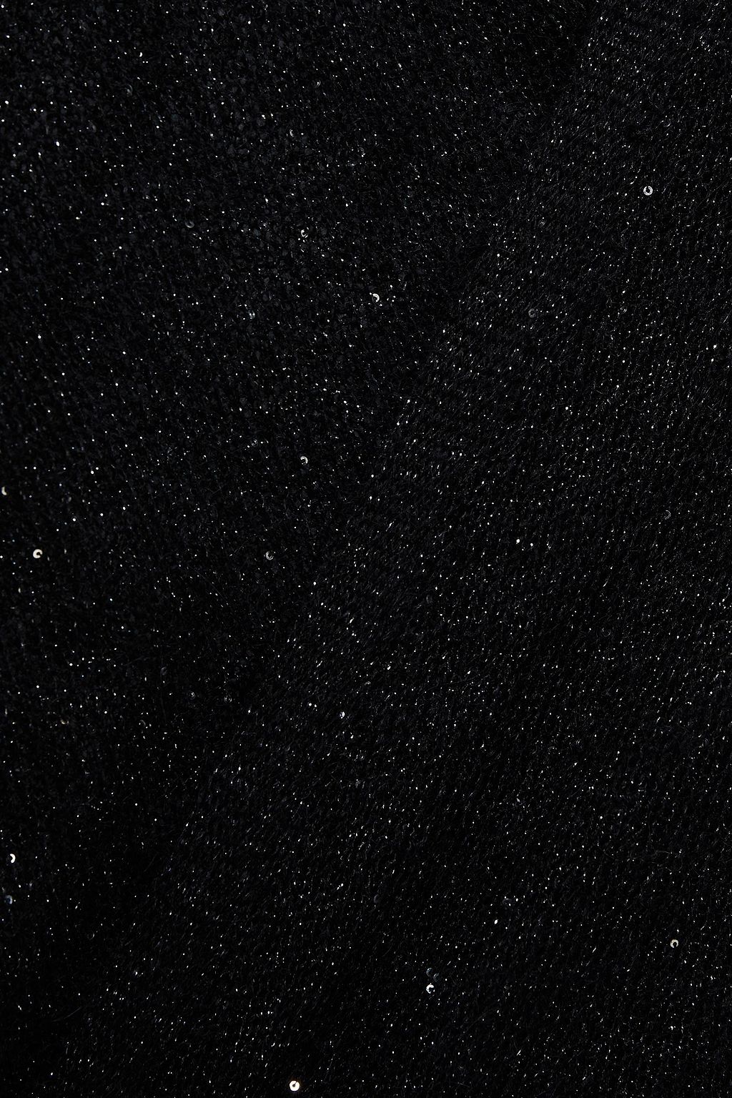GENTRYPORTOFINO Sequin-embellished metallic knitted wrap cardigan