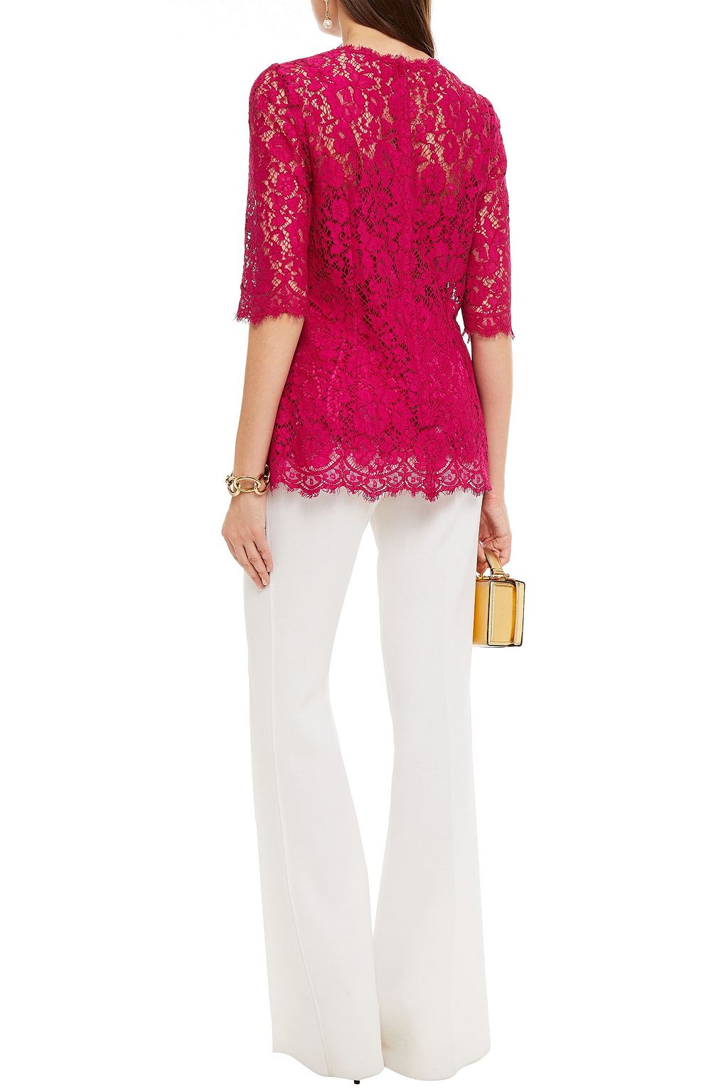 DOLCE&GABBANA Corded lace top