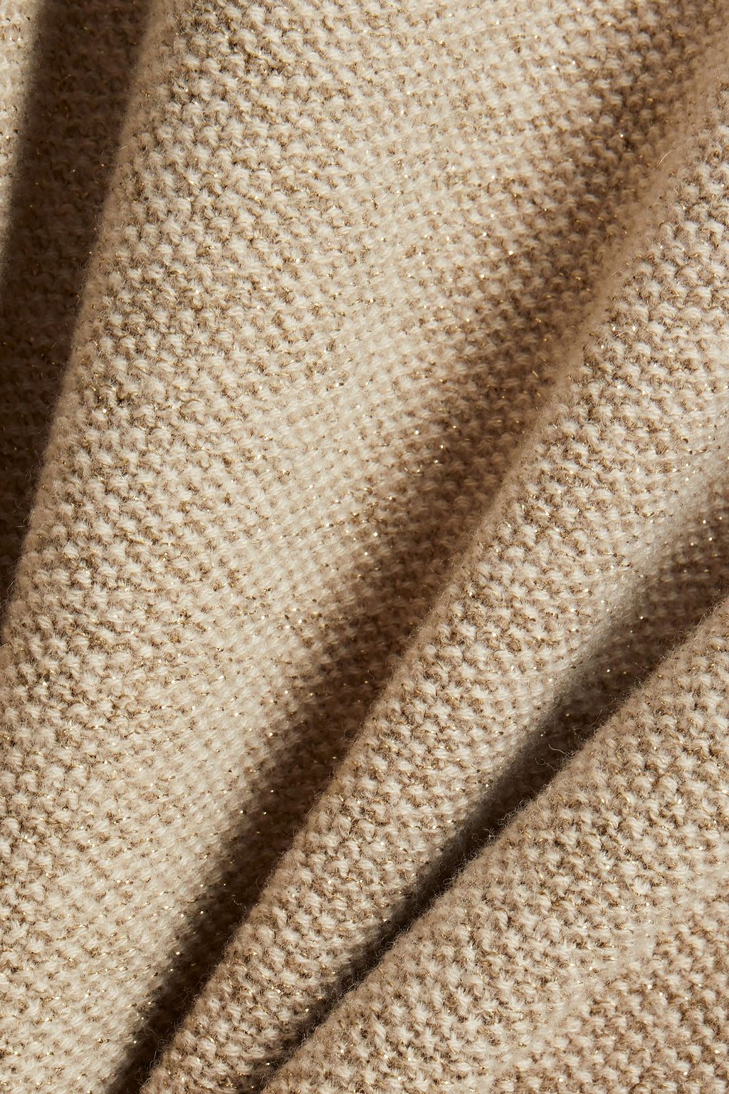 PIAZZA SEMPIONE Metallic mélange wool-blend sweater