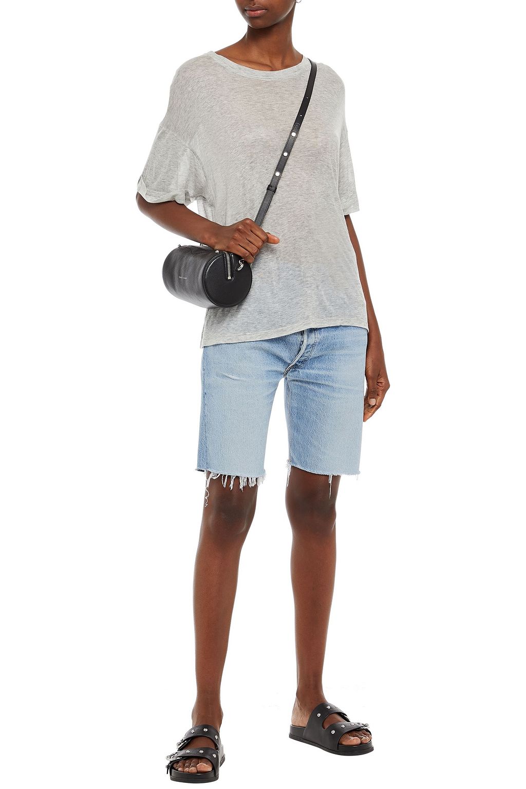 IRO Mélange slub jersey T-shirt