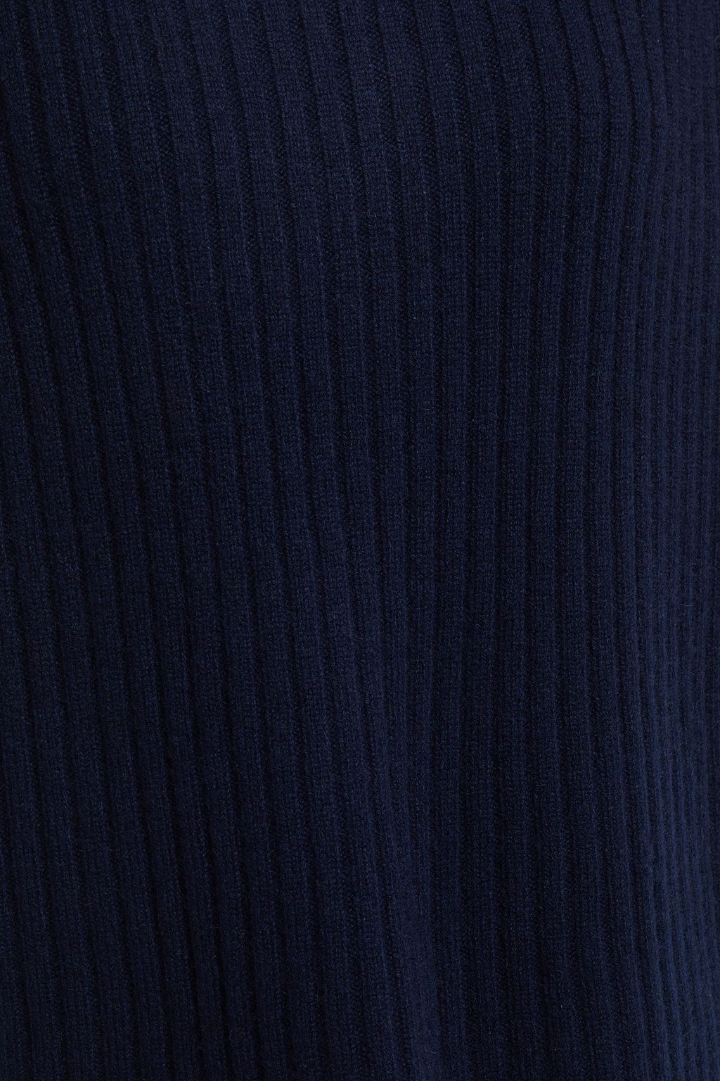 MAJE Ribbed cashmere turtleneck sweater