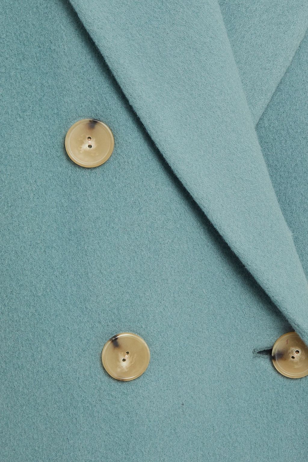 VINCE. Double-breasted wool-blend felt coat