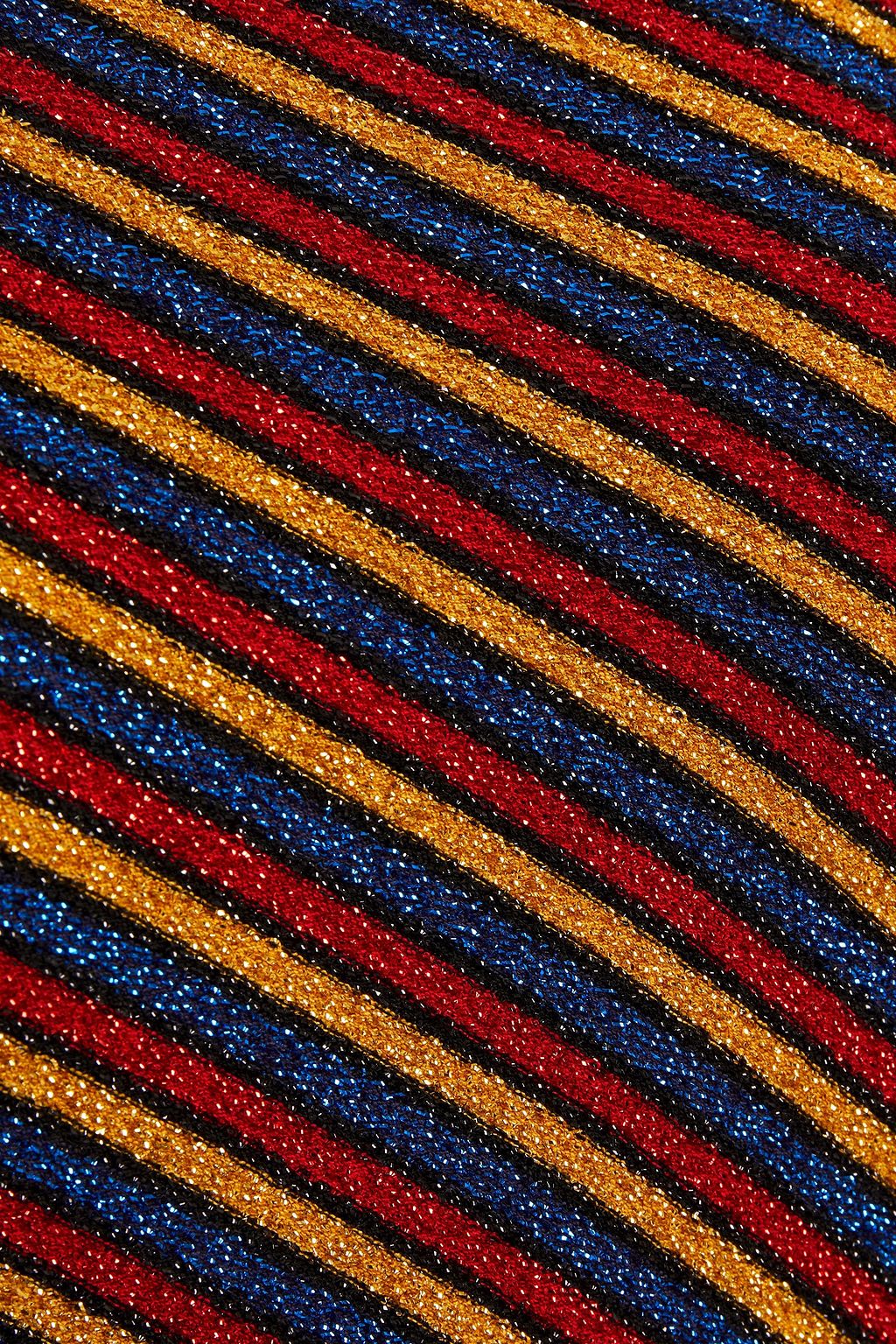 ROSETTA GETTY Striped tinsel top