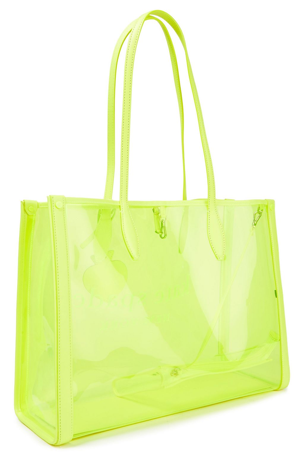 KATE SPADE NEW YORK Market large neon PVC tote