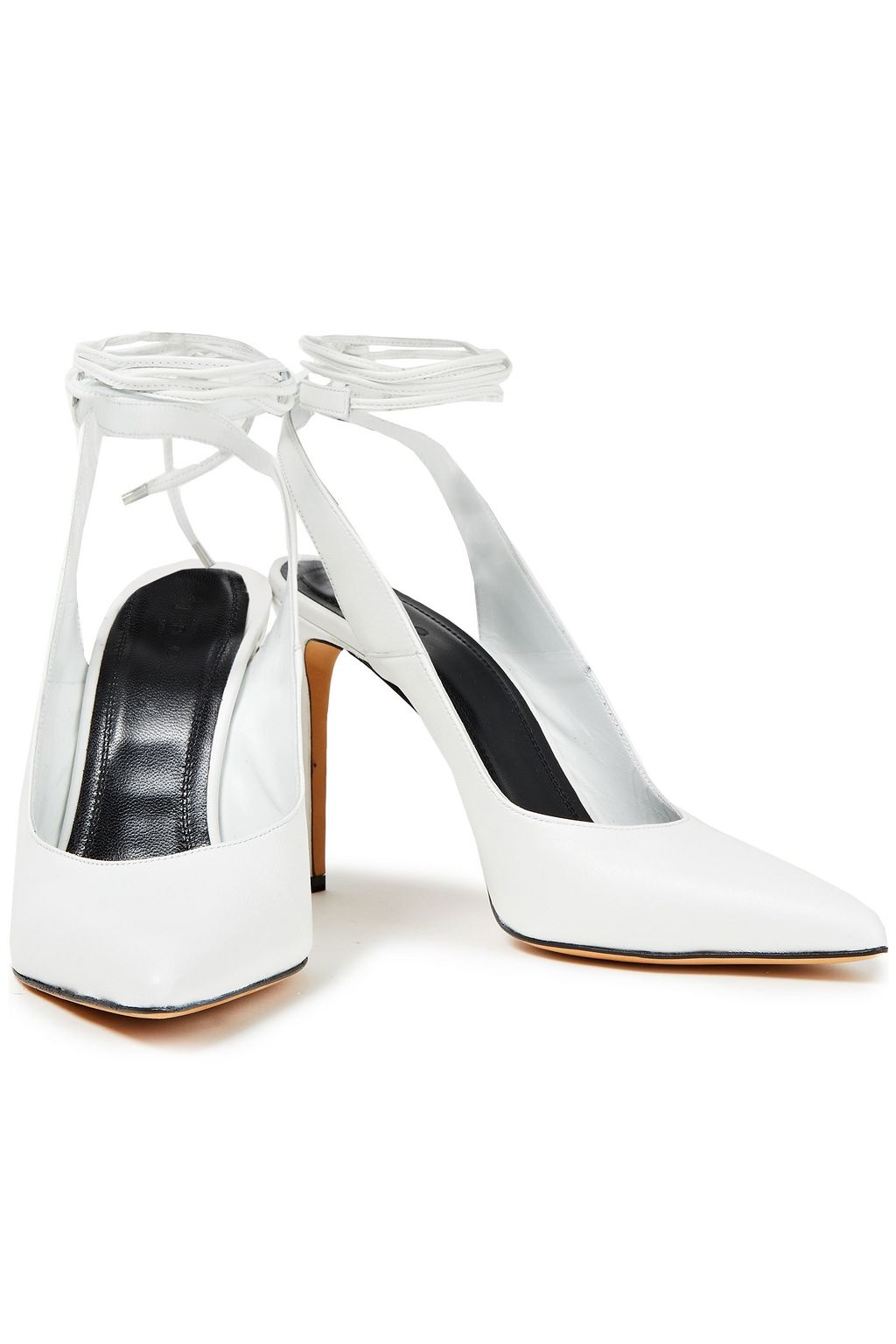 IRO Rech leather slingback pumps