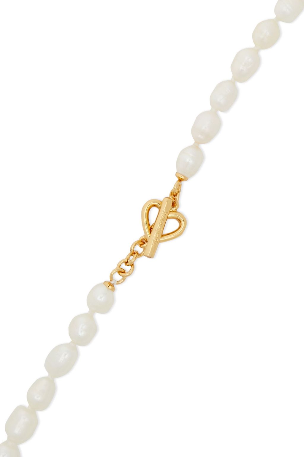 KATE SPADE NEW YORK Gold-tone freshwater pearl necklace