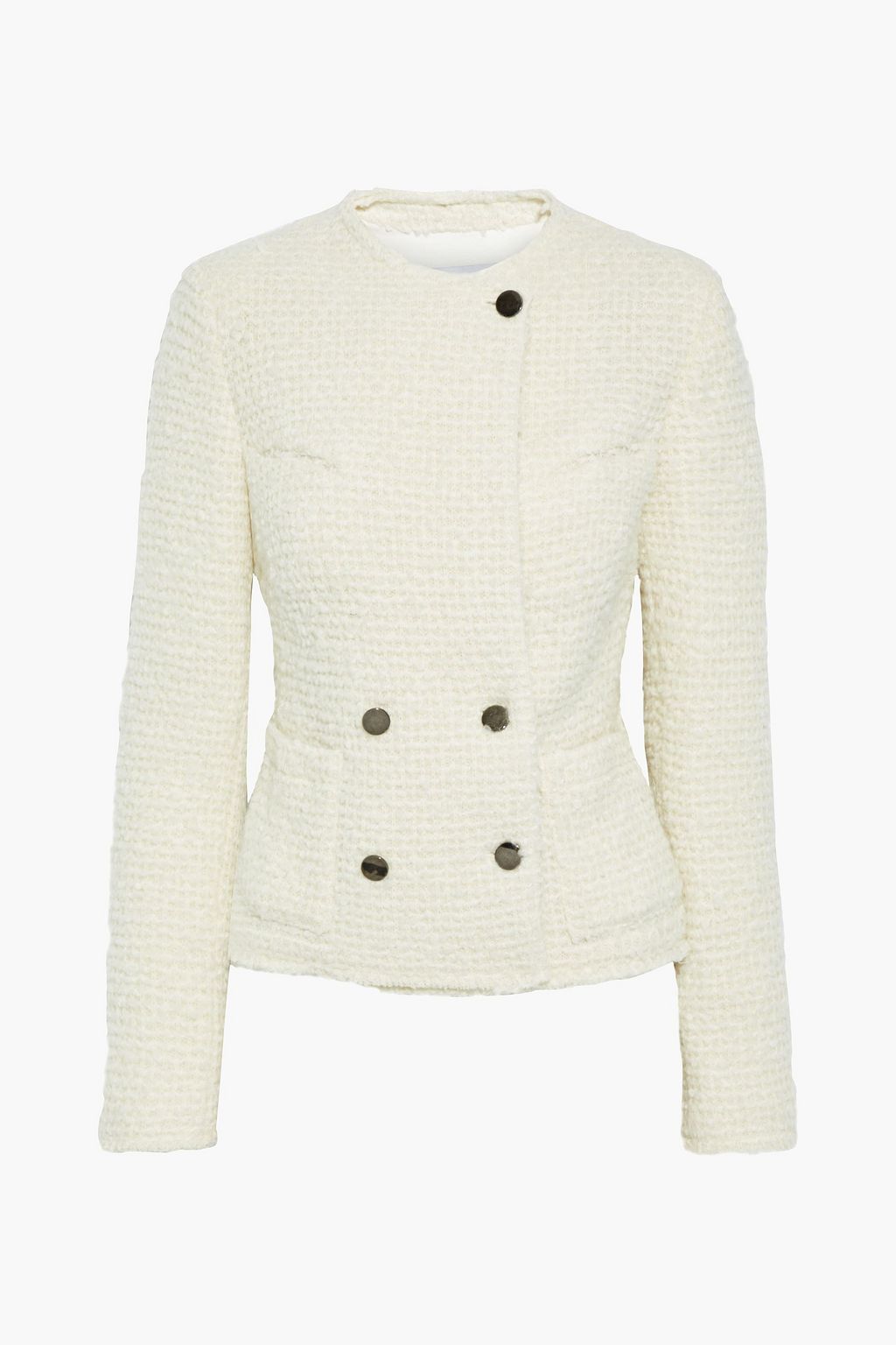 ivory boucle jacket