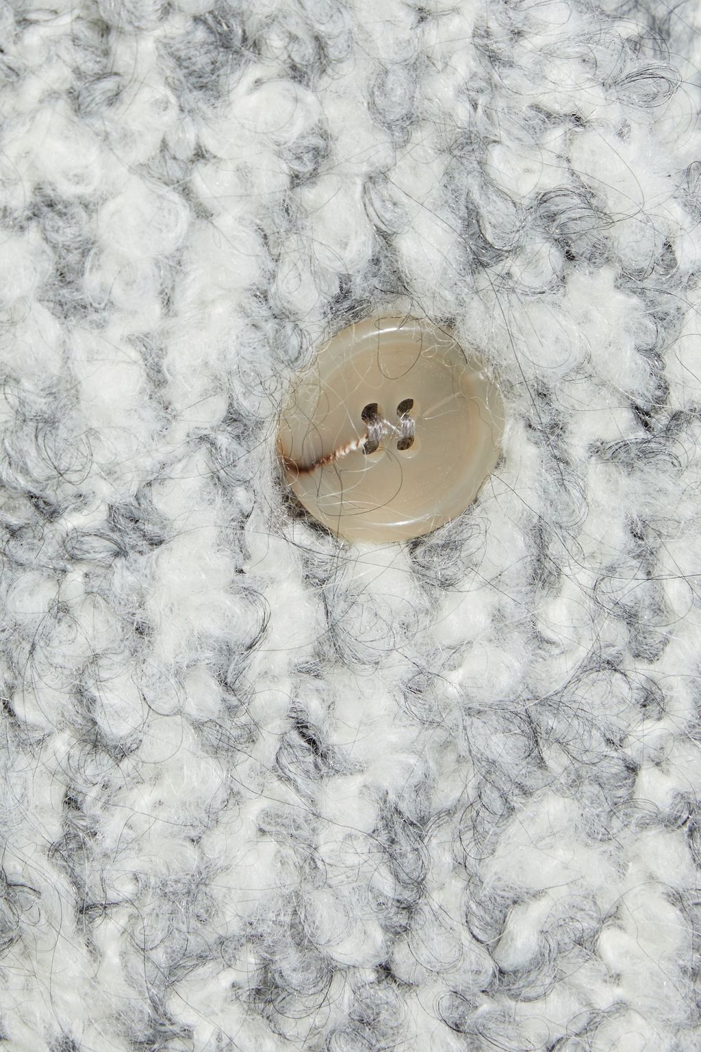 IRO Coogee Oversized-Mantel aus meliertem Bouclé-Strick