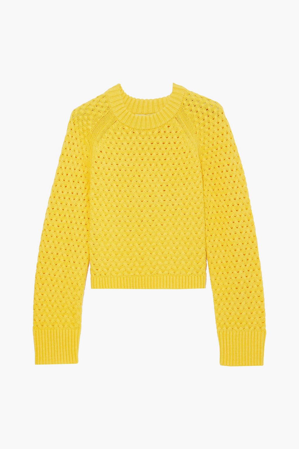 yellow knit jumper