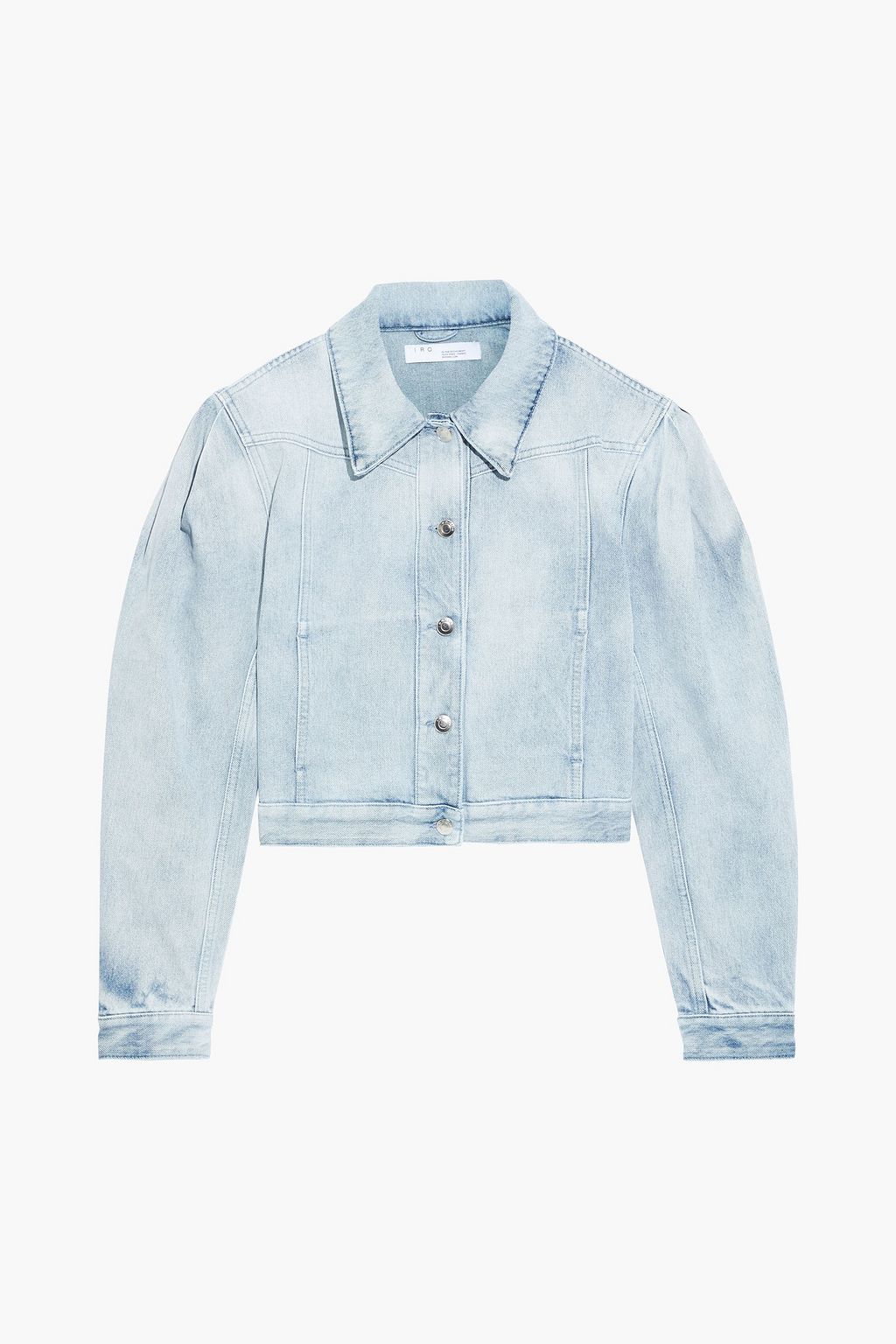 IRO Orkney cropped faded denim jacket | Sale up to 70% off | THE OUTNET