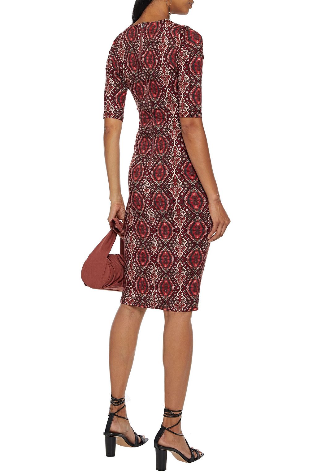 ALICE + OLIVIA Delora printed stretch-jersey dress