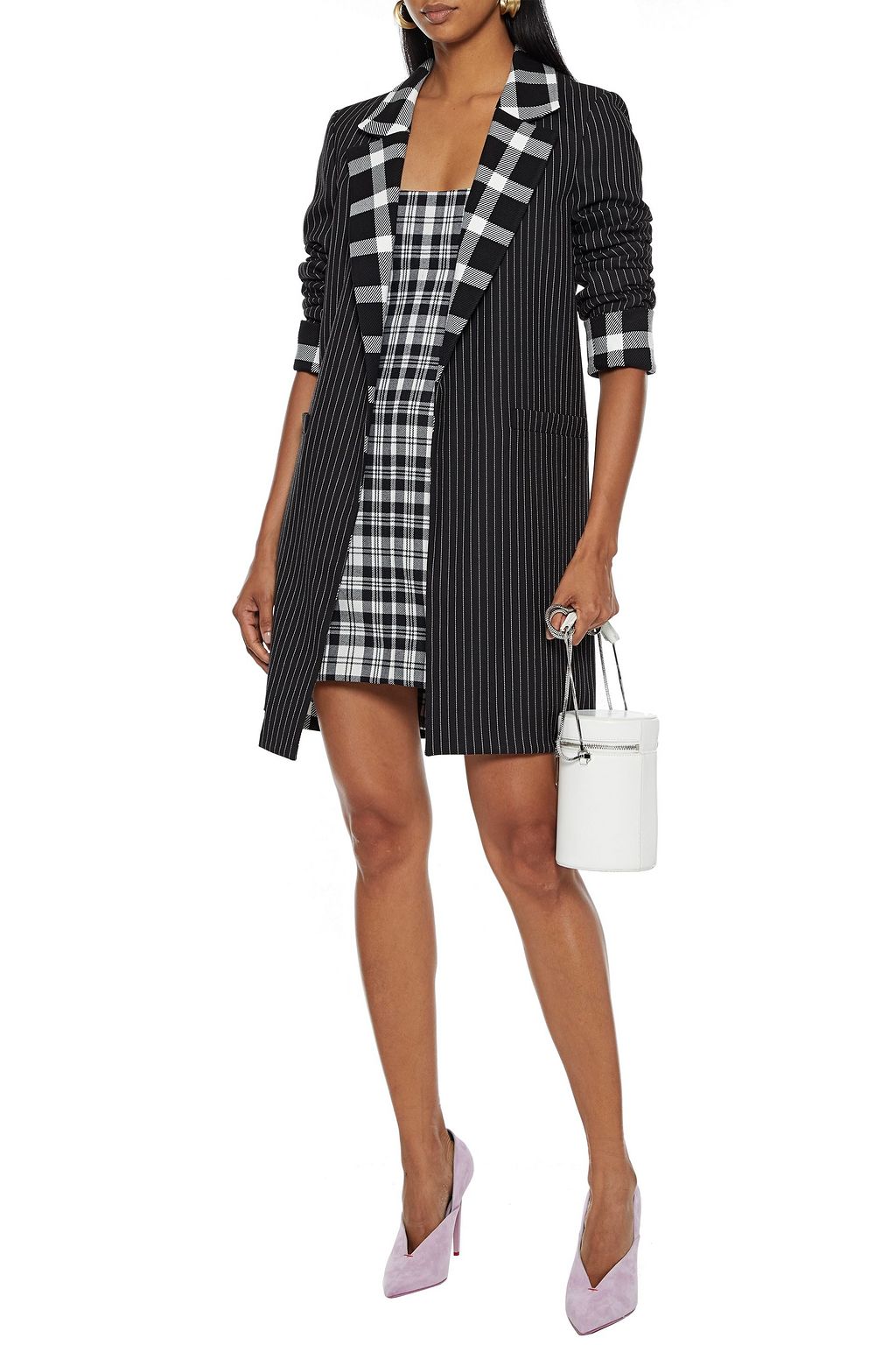 ALICE + OLIVIA Kylie reversible printed twill jacket