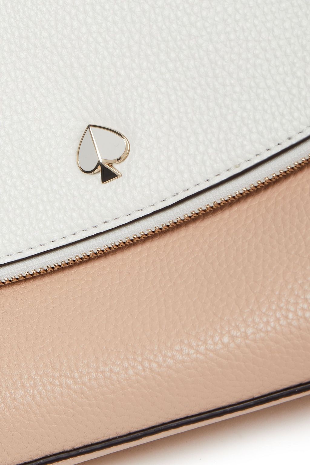 KATE SPADE NEW YORK Polly Schultertasche aus Narbenleder in Colour-Block-Optik