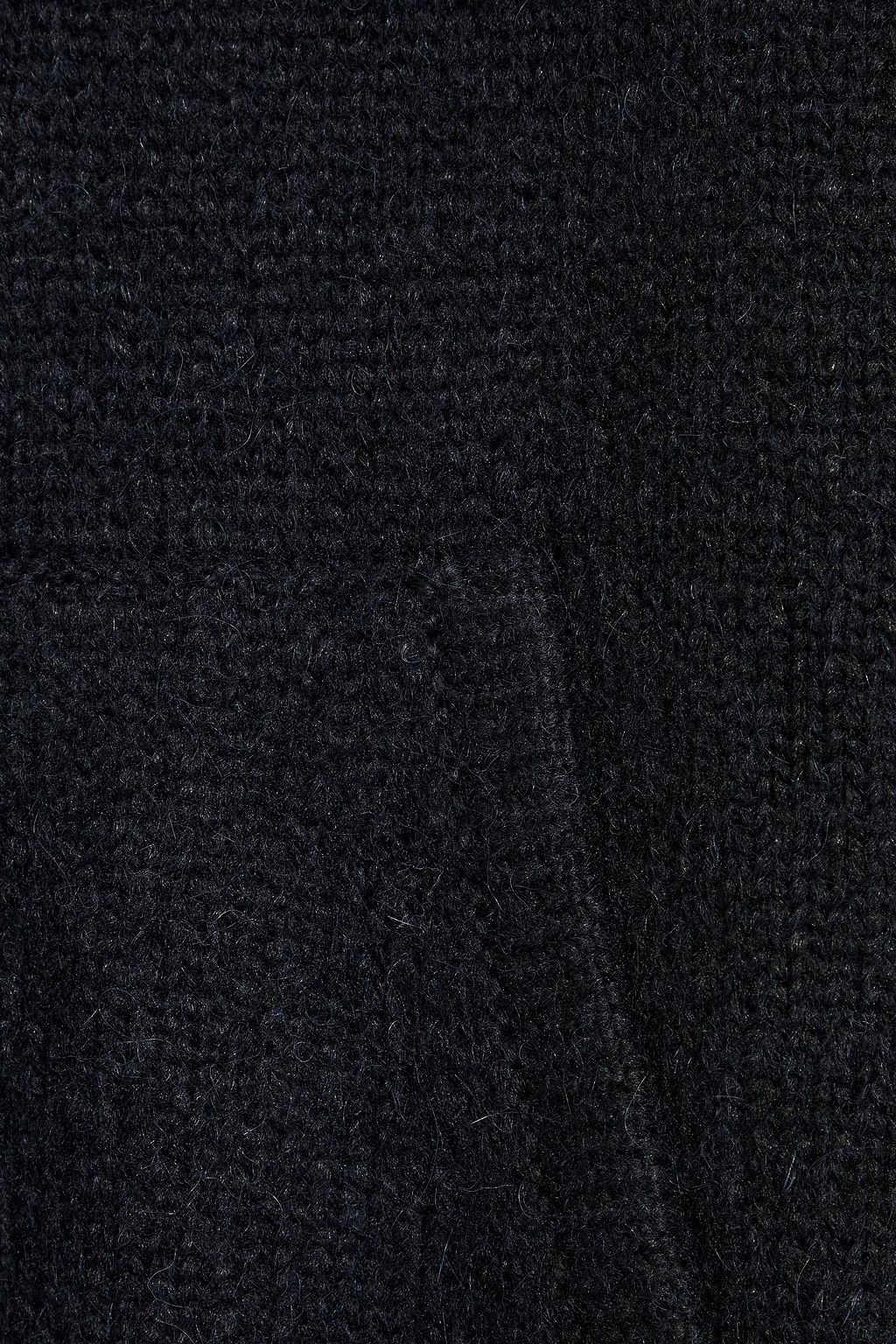 IRO Lauren melierter Oversized-Hoodie aus gebürstetem Strick
