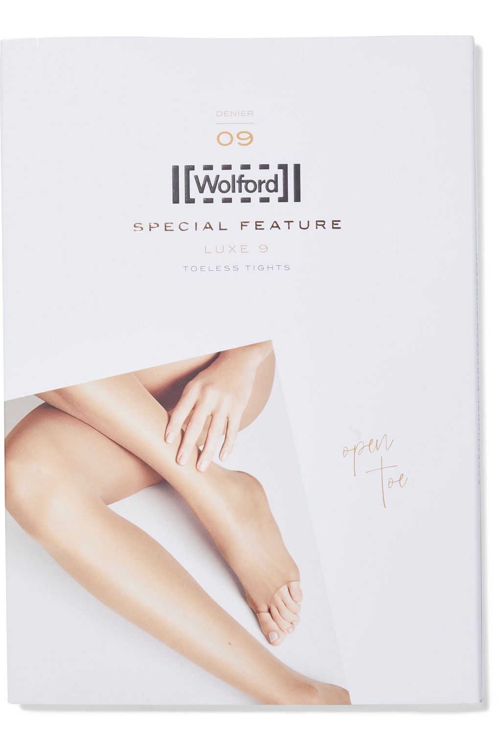 WOLFORD Luxe 9 denier toeless tights
