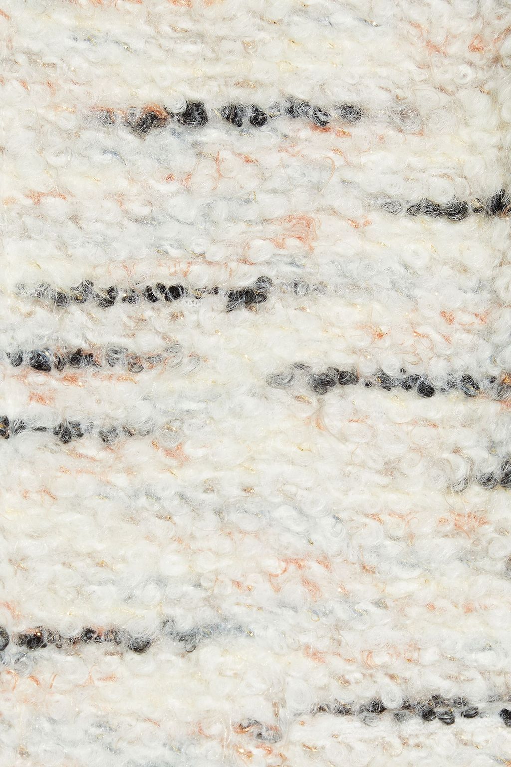IRO Marino cropped frayed metallic bouclé-tweed jacket