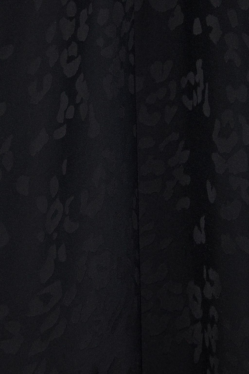 IRO Atry asymmetric cold-shoulder satin-jacquard midi dress