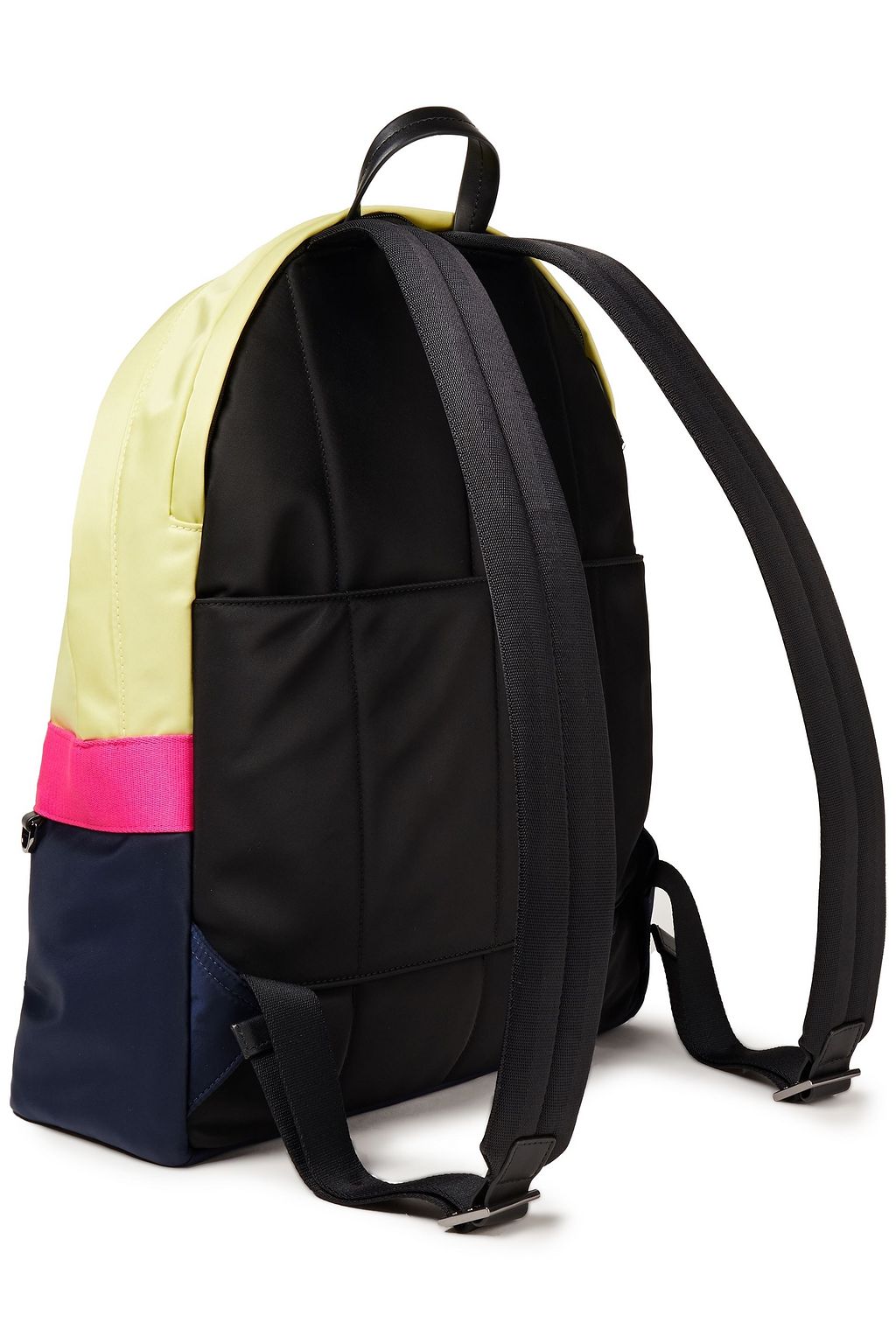 KATE SPADE NEW YORK Journey color-block satin-twill backpack