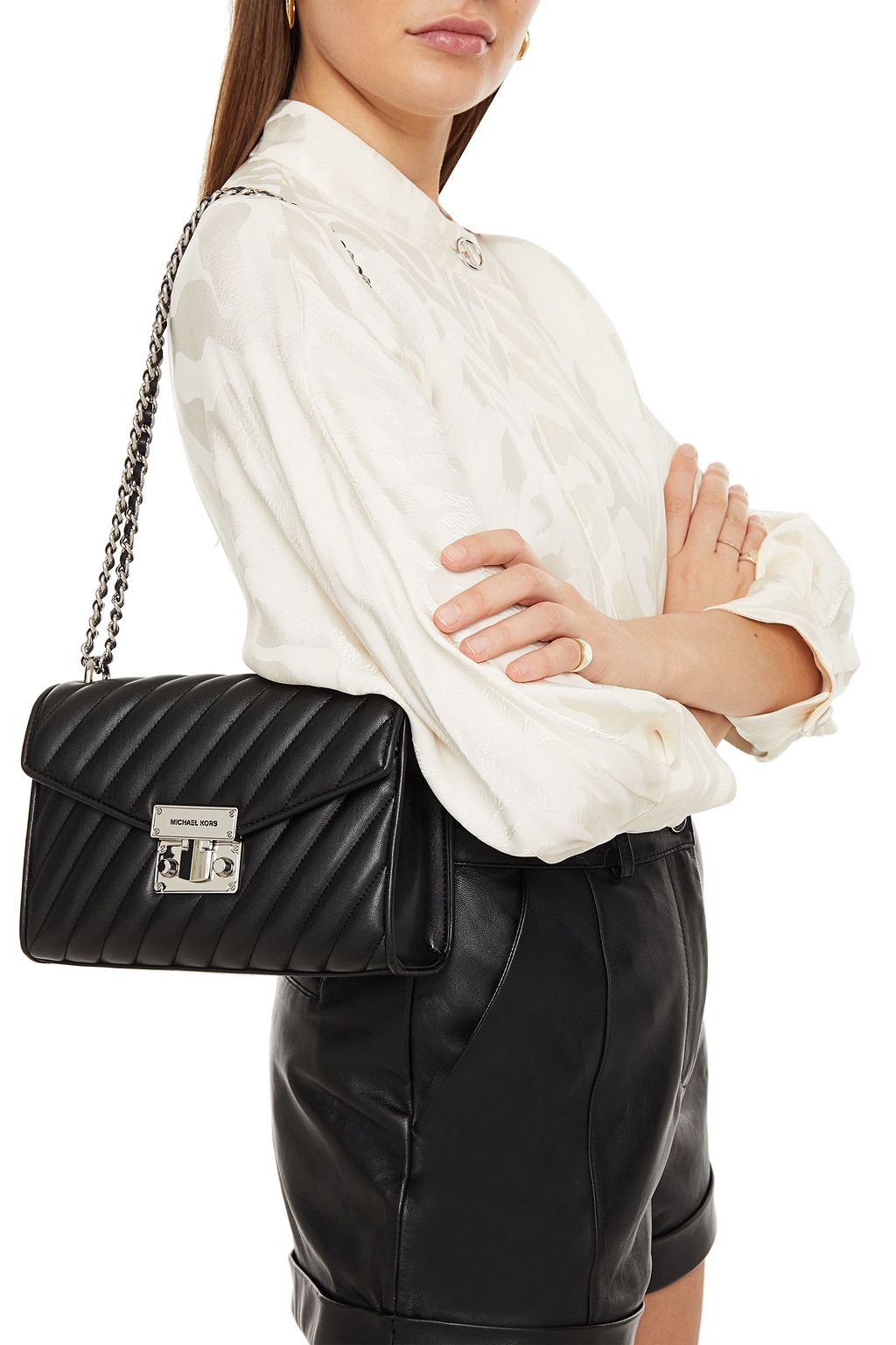 MICHAEL MICHAEL KORS Rose quilted shoulder bag