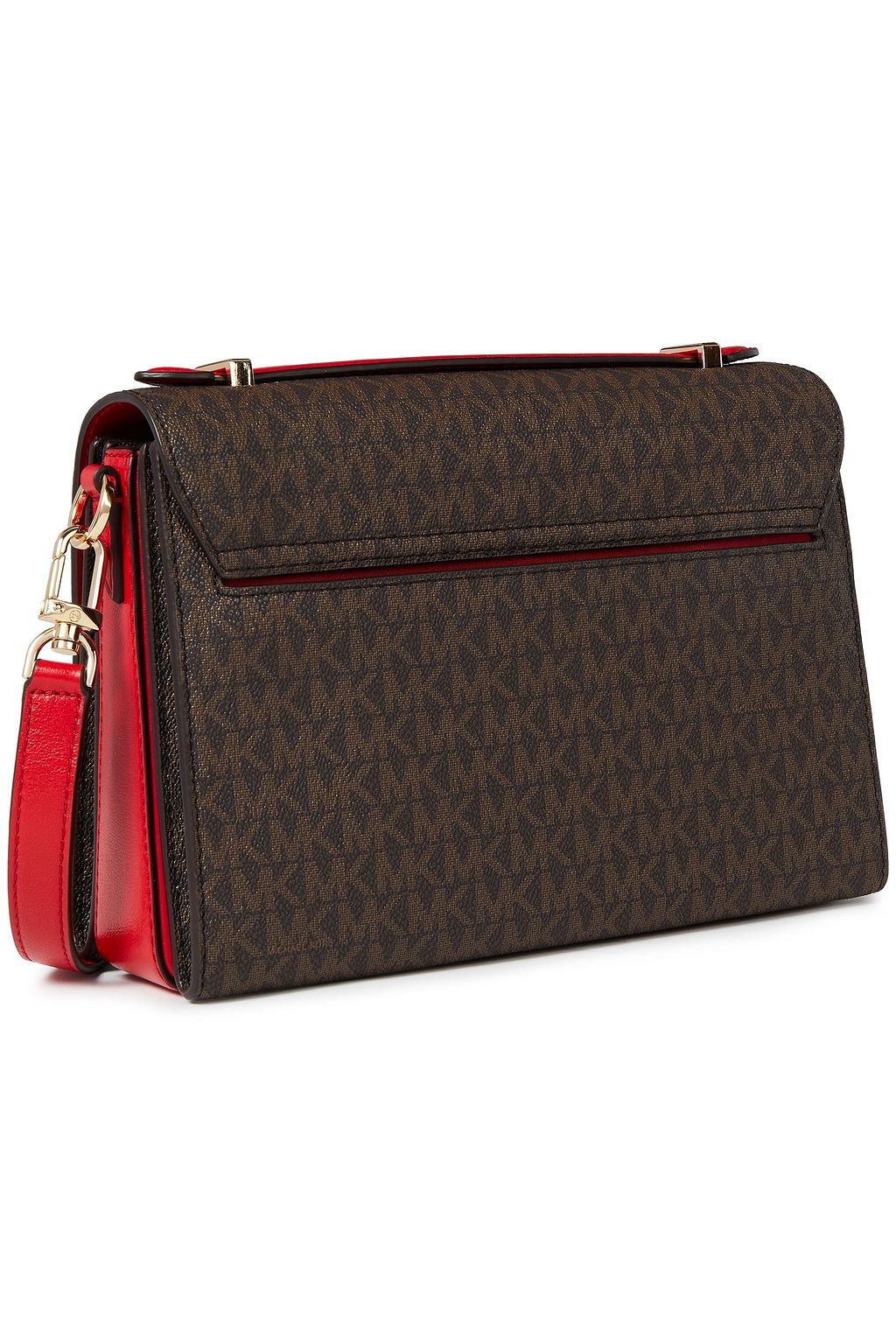 MICHAEL MICHAEL KORS ロゴプリントフェイクレザー ショルダーバッグ