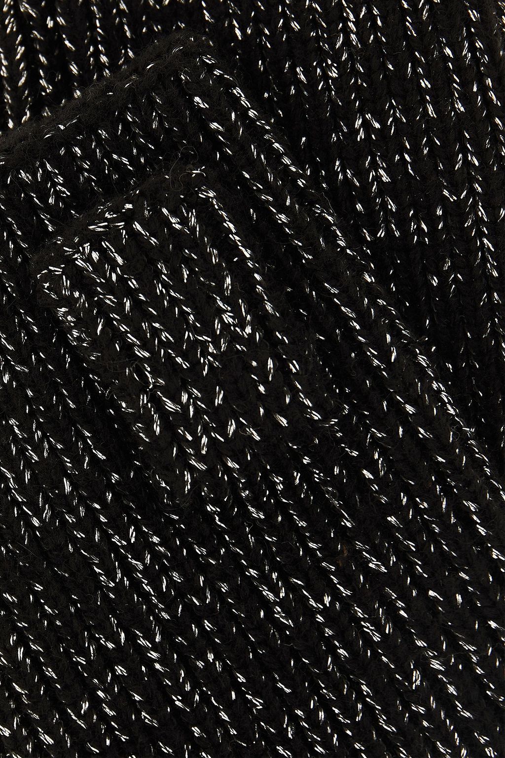 MICHAEL MICHAEL KORS Metallic ribbed-knit arm warmers