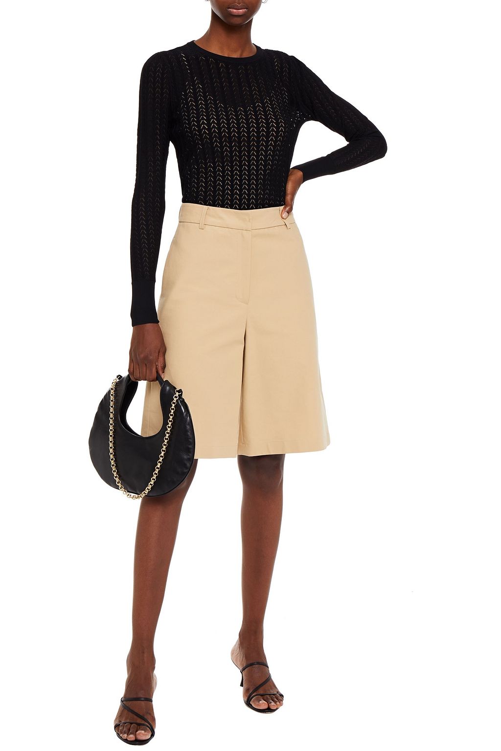 MICHAEL MICHAEL KORS Pointelle-knit sweater