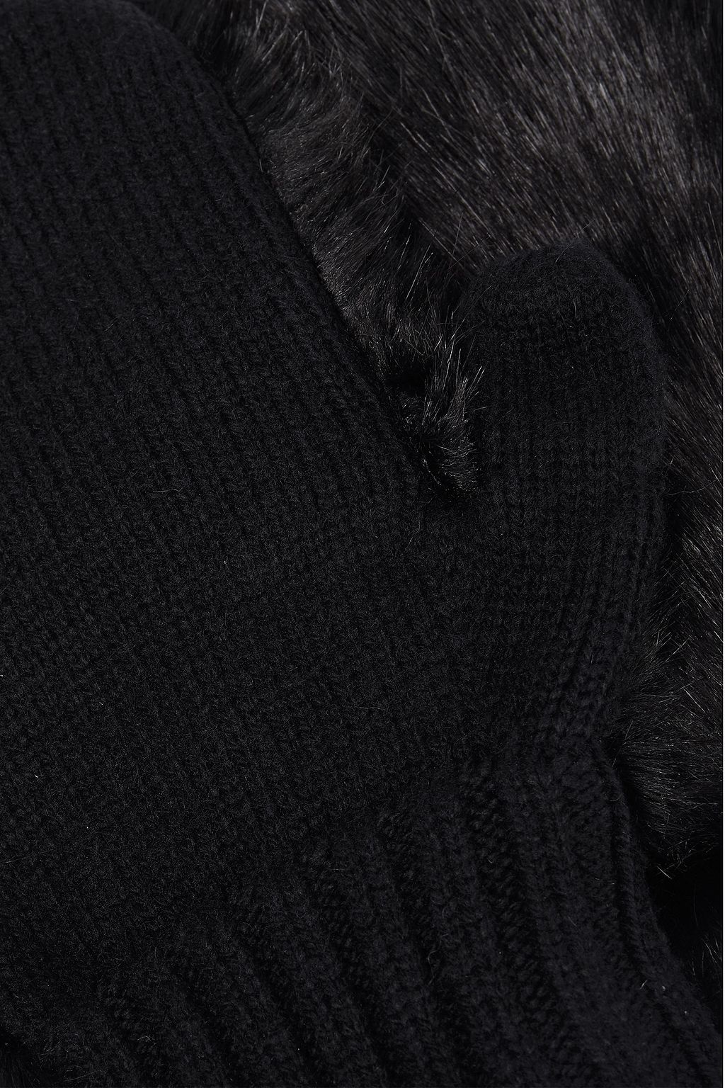 MICHAEL MICHAEL KORS Faux fur mittens