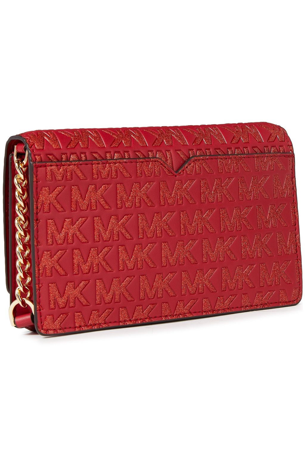 MICHAEL MICHAEL KORS グリッター&エンボス加工フェイクレザー ショルダーバッグ