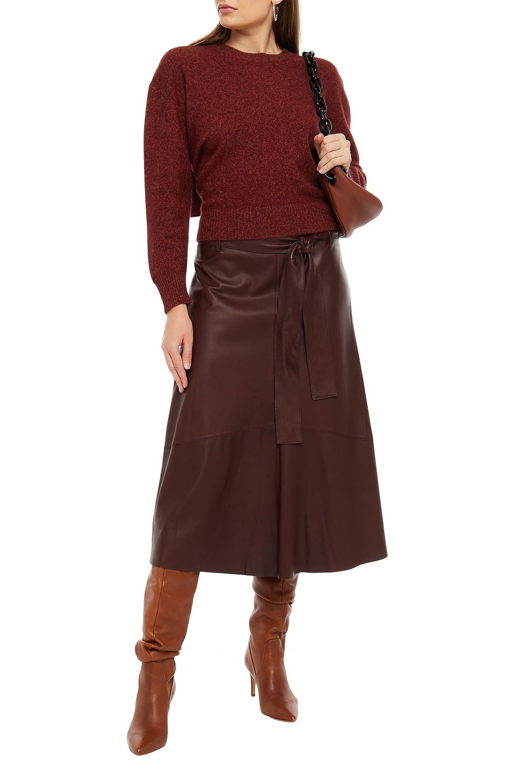 IRO Mélange merino wool, yak and cotton-blend sweater