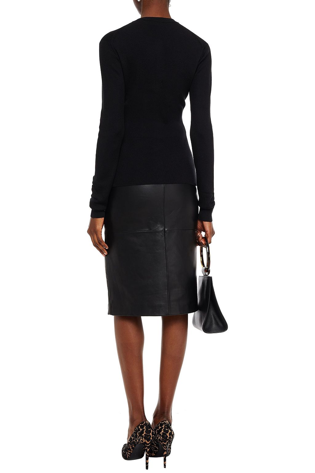 DOLCE&GABBANA Ribbed cashmere and silk-blend cardigan