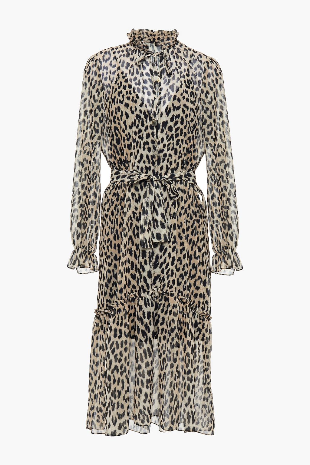 maje snake print dress