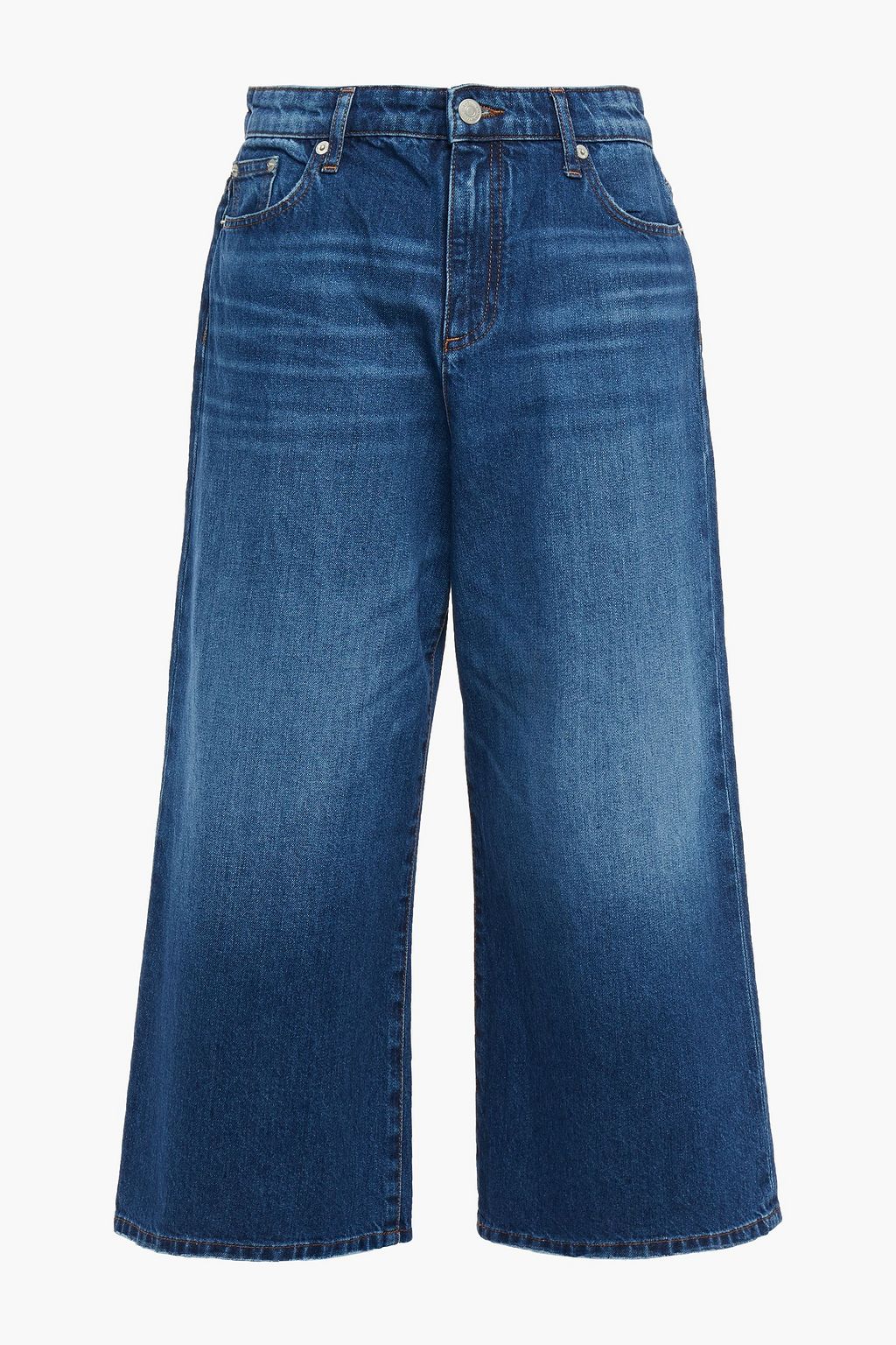 J31 high-rise cropped wide leg denim jeans