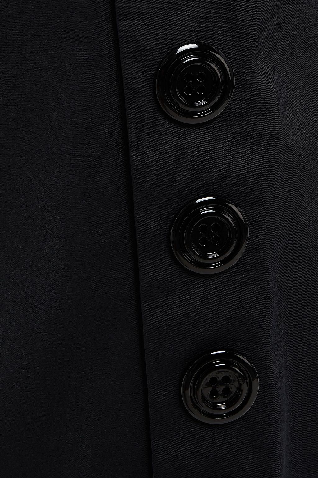 DOLCE&GABBANA Cropped button-detailed stretch-cotton straight-leg pants