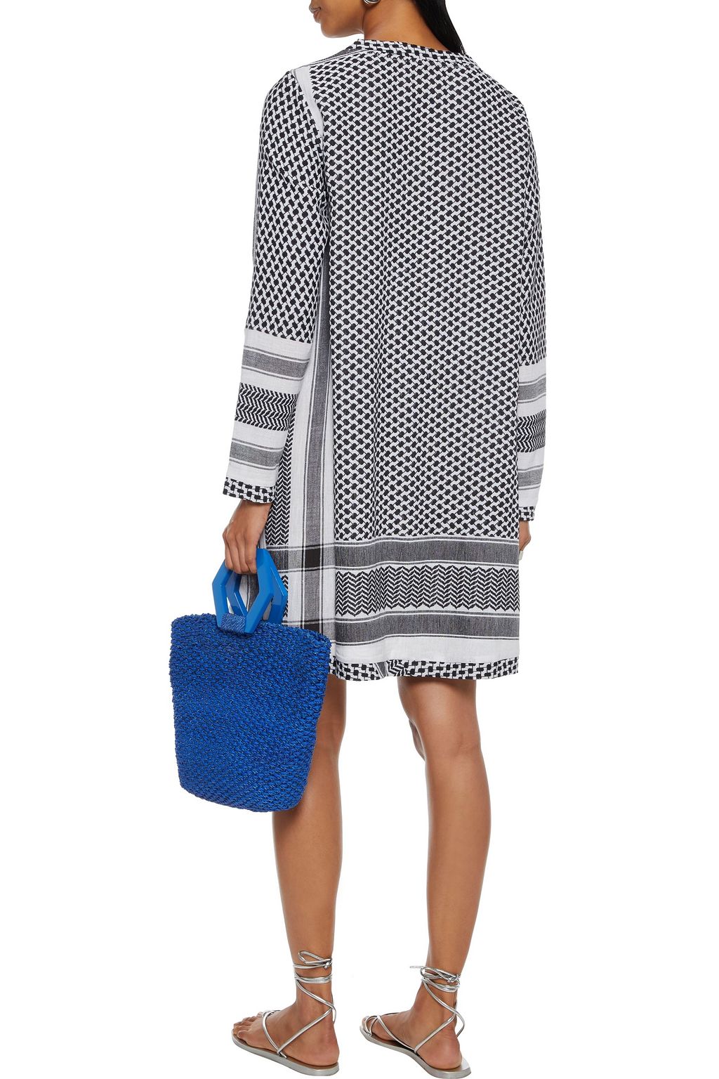 SUMMERY COPENHAGEN 1 O cotton-jacquard mini dress