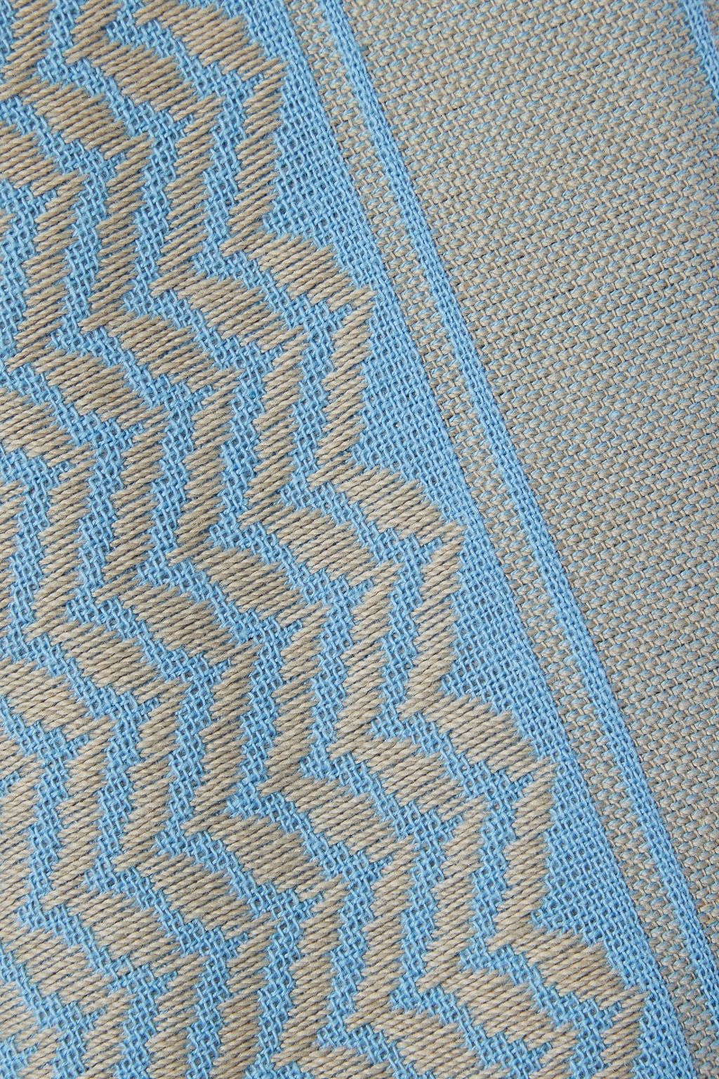 SUMMERY COPENHAGEN Cotton-jacquard mini dress