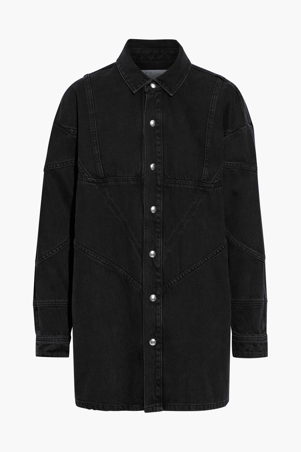 Charcoal Bandini denim jacket | Sale up to 70% off | THE OUTNET | IRO | THE  OUTNET