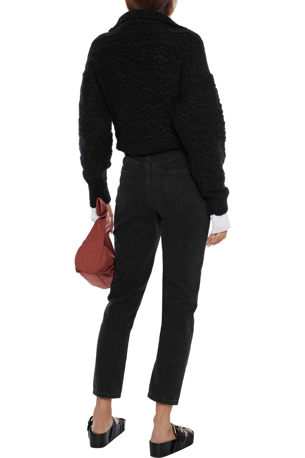 IRO Mattie hoch sitzende Cropped Jeans mit schmalem Bein
