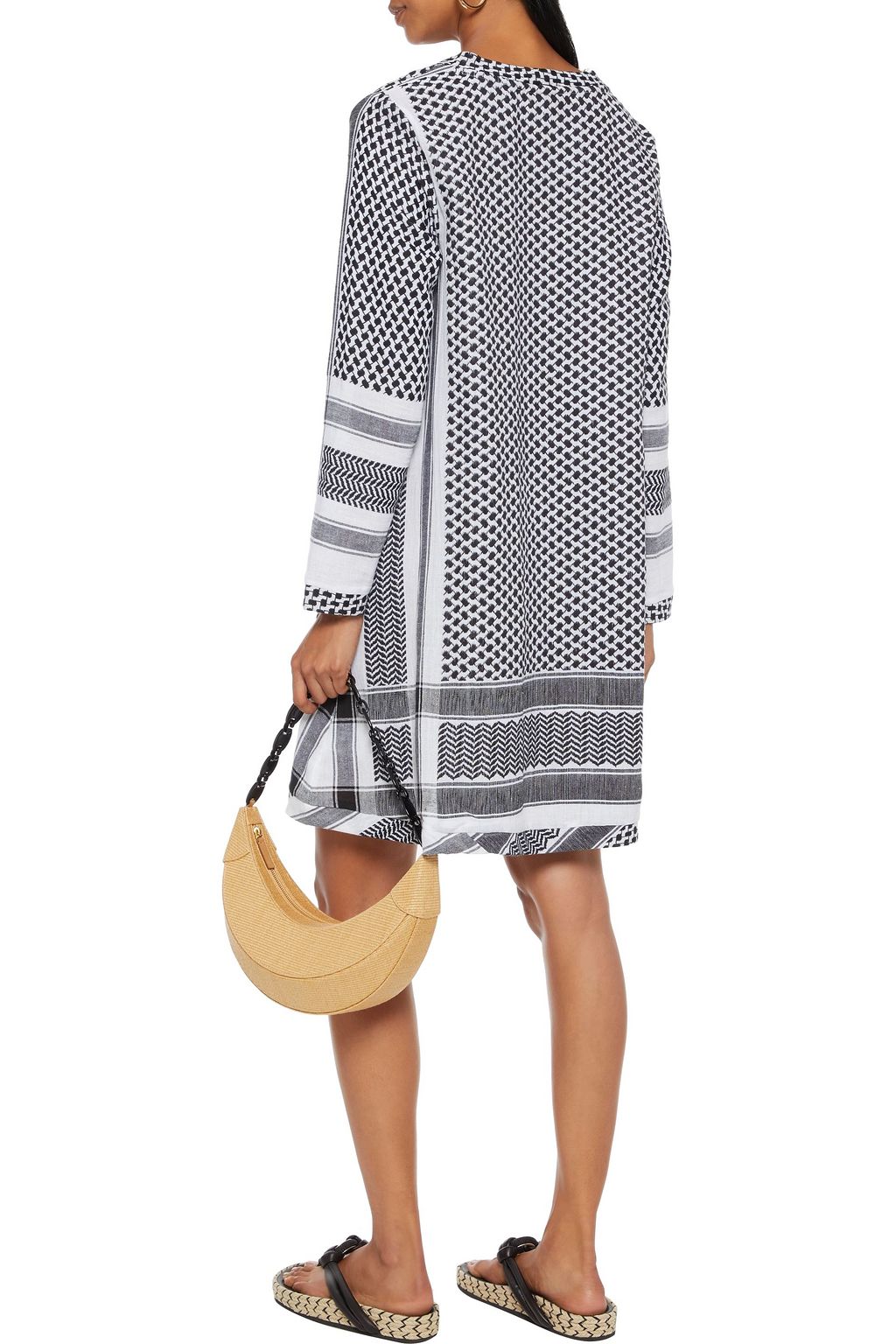 SUMMERY COPENHAGEN 1V cotton-jacquard mini dress