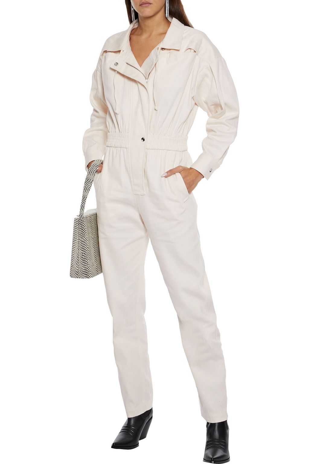 IRO Barka cotton and wool-blend twill jumpsuit