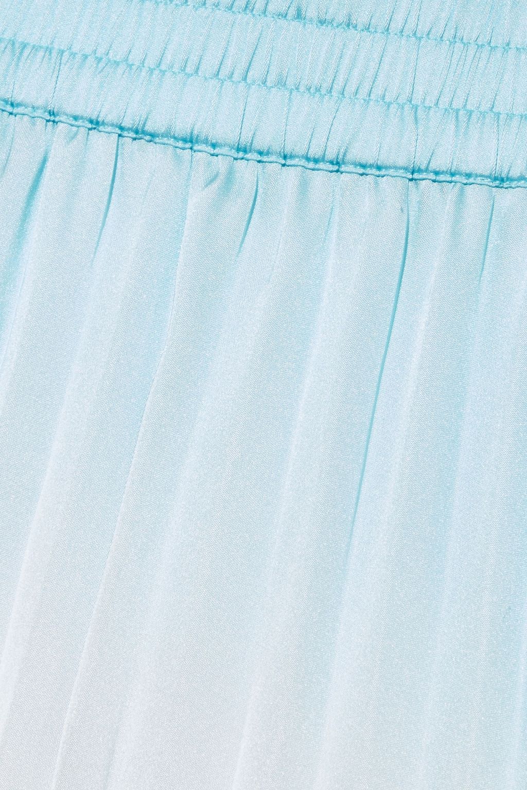 SEAFOLLY Pleated dégradé satin midi skirt