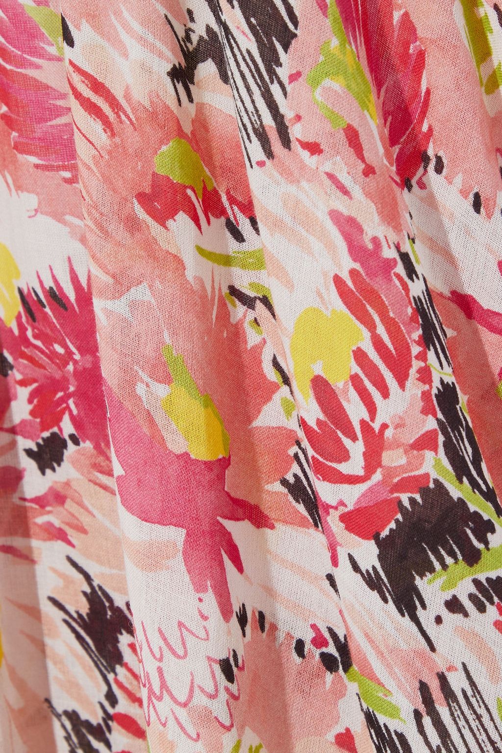 STELLA MCCARTNEY Linda tiered floral-print cotton-gauze maxi dress