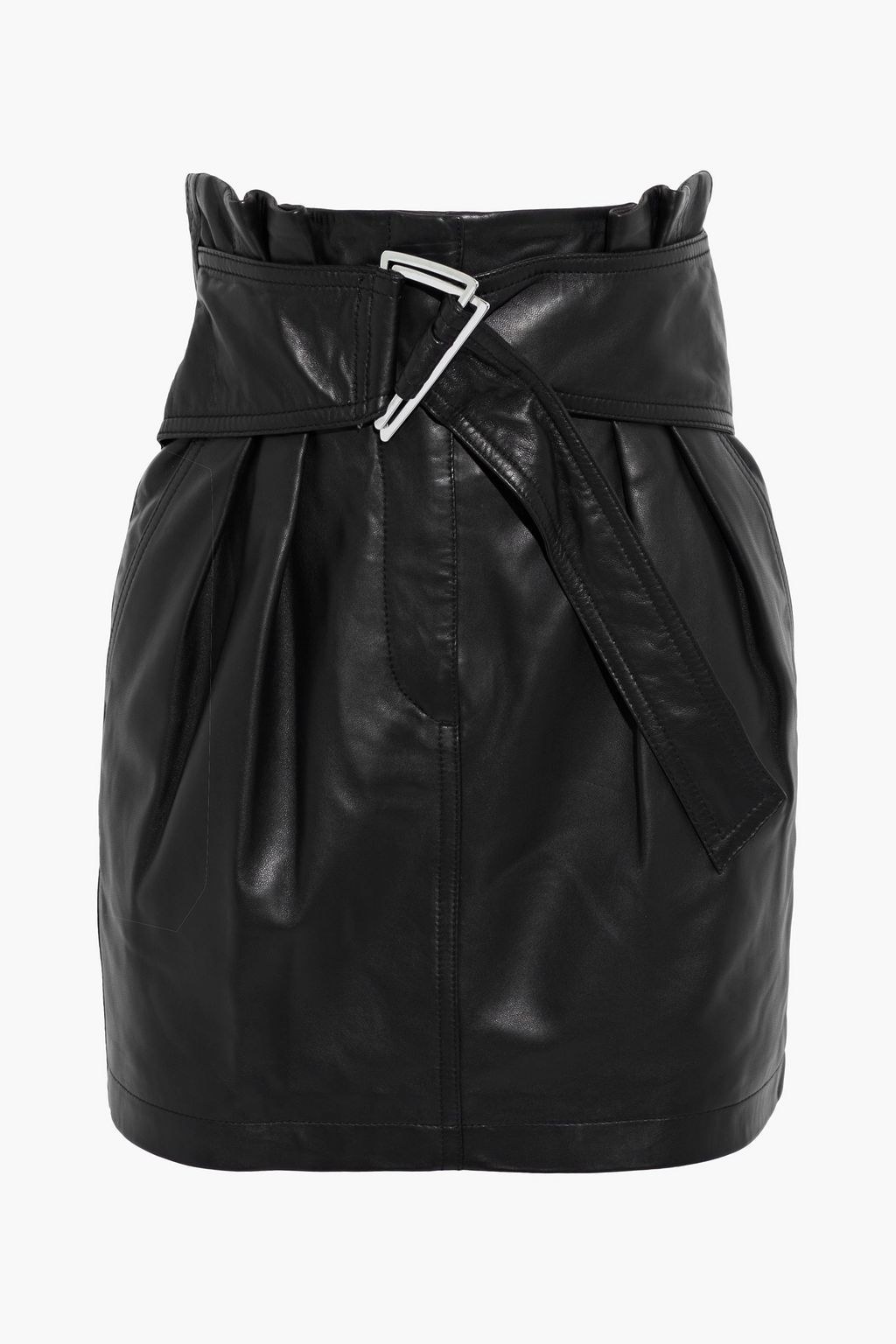 Iro leather deals mini skirt