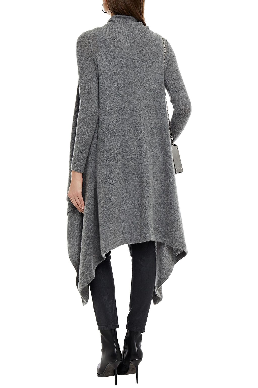 IRO Asymmetrischer Cardigan aus einer gebürsteten Merinowollmischung